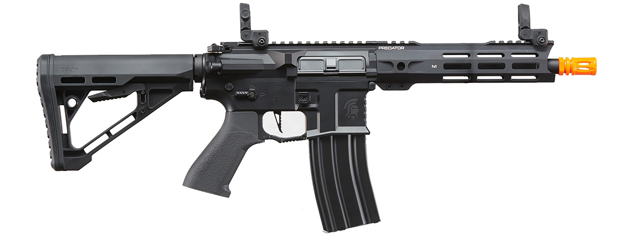 Lancer Tactical Gen 4 Predator 8" CQB AEG w/ Nebula II ETU (Black)