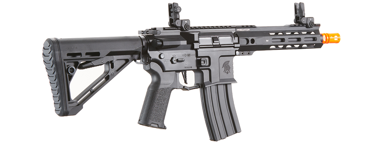 Lancer Tactical Gen 4 Predator 8" CQB AEG w/ Nebula II ETU (Black)