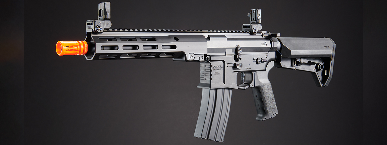 Lancer Tactical Gen 4 Stalker 10" M4 AEG Airsoft Rifle - (Black)