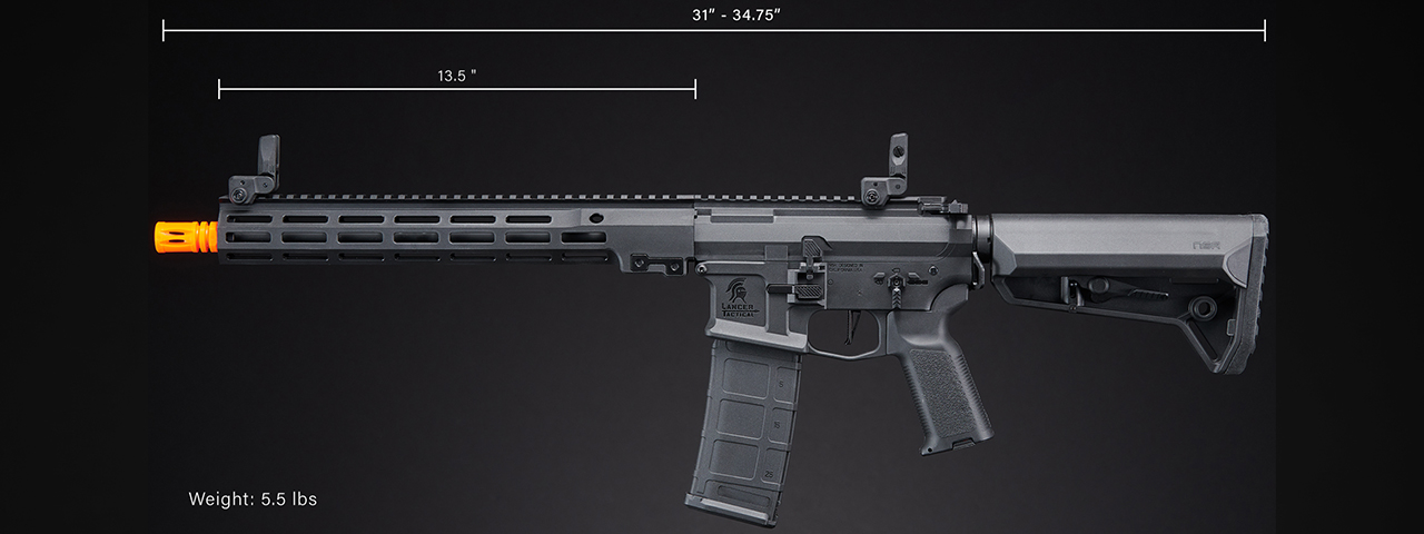 Lancer Tactical Gen 2 Stalker 13" M4 AEG Airsoft Rifle (Black)