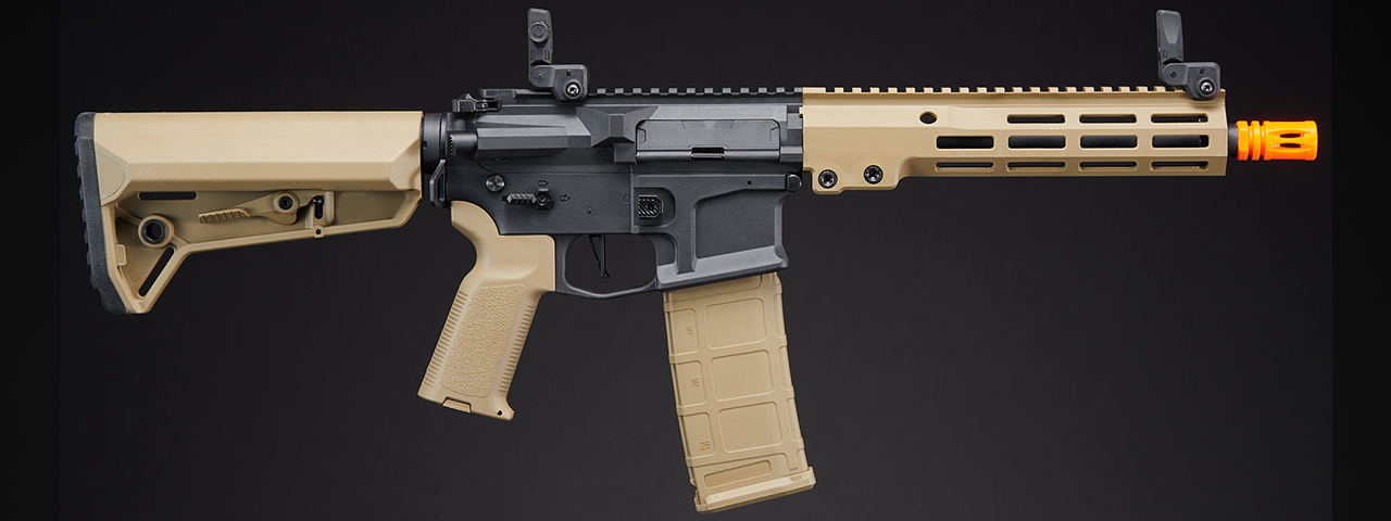 Lancer Tactical Gen 2 Stalker 10" M4 AEG Airsoft Rifle (Black/Tan)