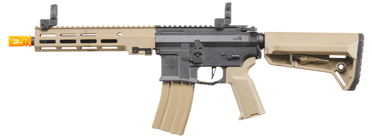 Lancer Tactical Gen 4 Stalker 10" M4 AEG Airsoft Rifle - (Tan)