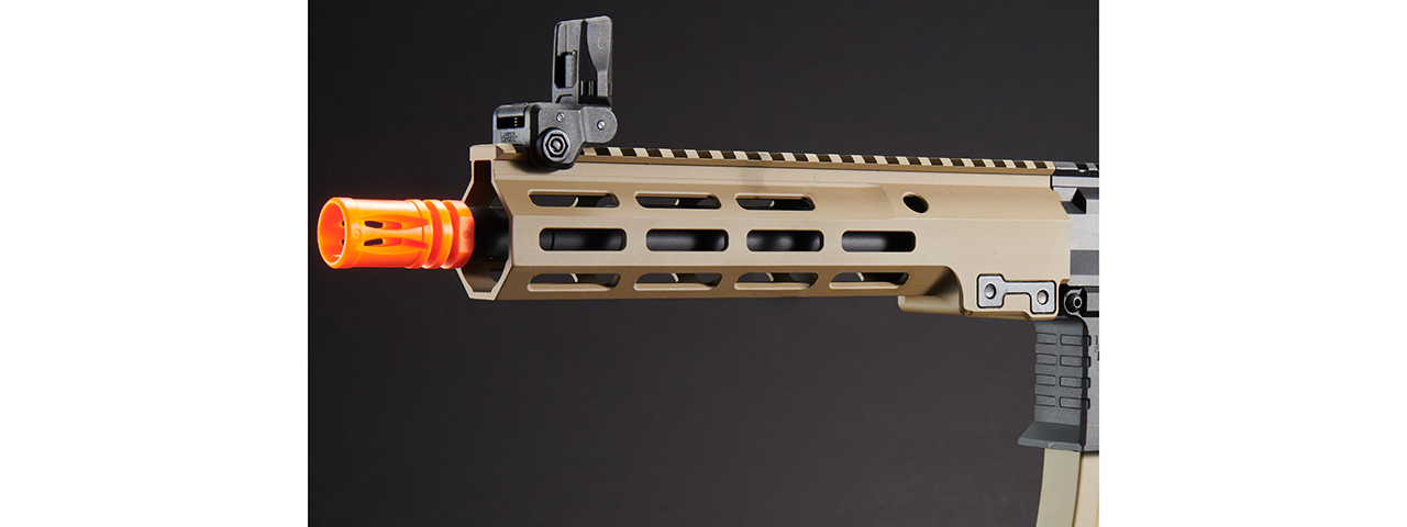 Lancer Tactical Gen 4 Stalker 10" M4 AEG Airsoft Rifle - (Tan)
