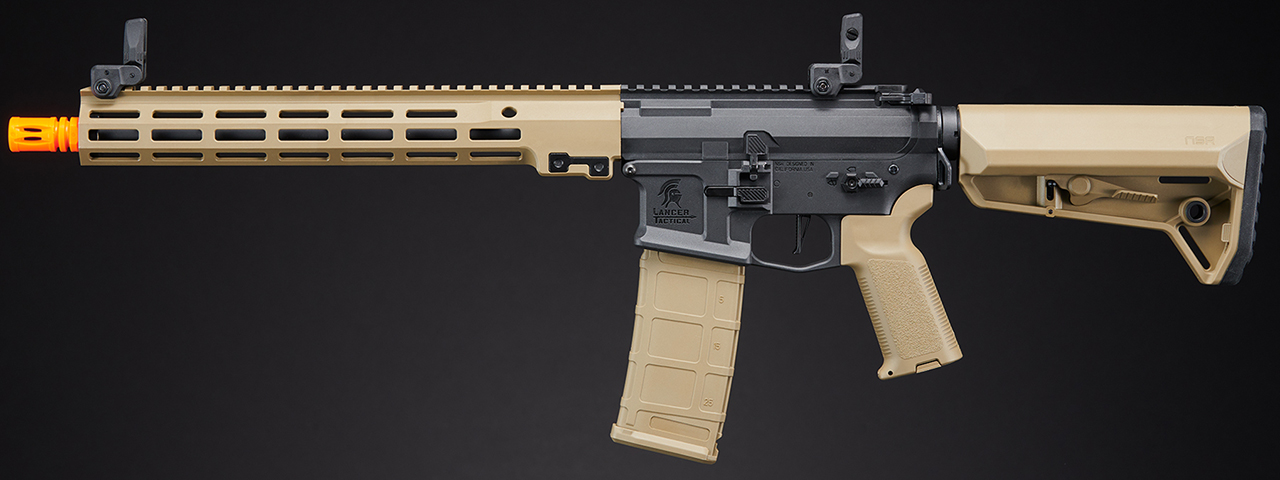 Lancer Tactical Gen 2 Stalker 13" M4 AEG Airsoft Rifle (Black/Tan)