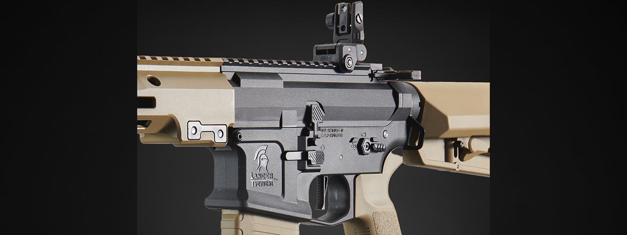 Lancer Tactical Gen 2 Stalker 13" M4 AEG Airsoft Rifle (Black/Tan)