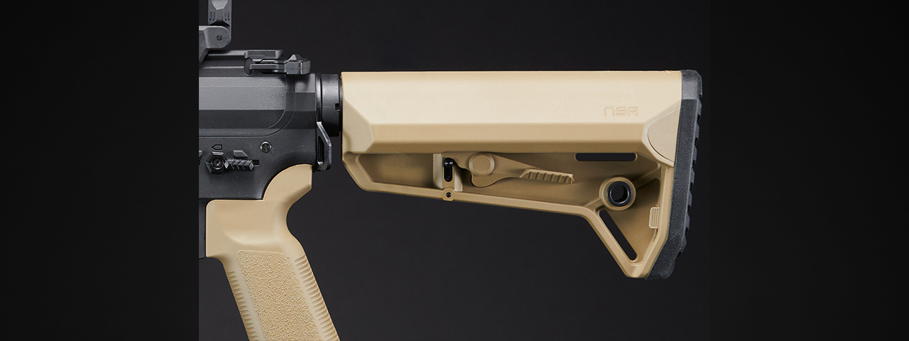 Lancer Tactical Gen 2 Stalker 13" M4 AEG Airsoft Rifle (Black/Tan)