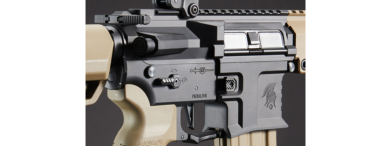 Lancer Tactical Gen 4 Stalker 13" M4 AEG Airsoft Rifle - (Tan)