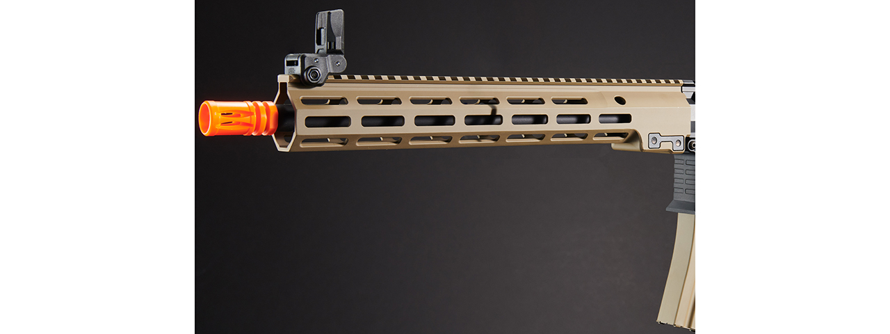 Lancer Tactical Gen 4 Stalker 13" M4 AEG Airsoft Rifle - (Tan)