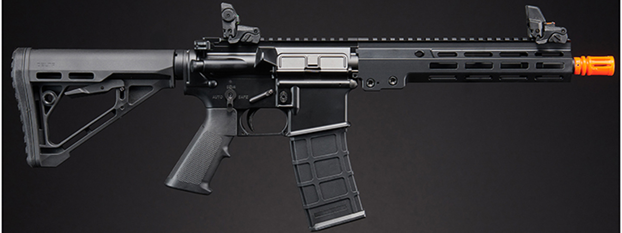 Lancer Tactical Block 3 9.5" Gas Blowback Full Metal Airsoft Rifle w/ MLOK Rail by Golden Eagle - (Black)