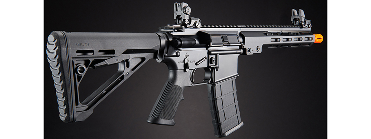 Lancer Tactical Block 3 9.5" Gas Blowback Full Metal Airsoft Rifle w/ MLOK Rail by Golden Eagle - (Black)