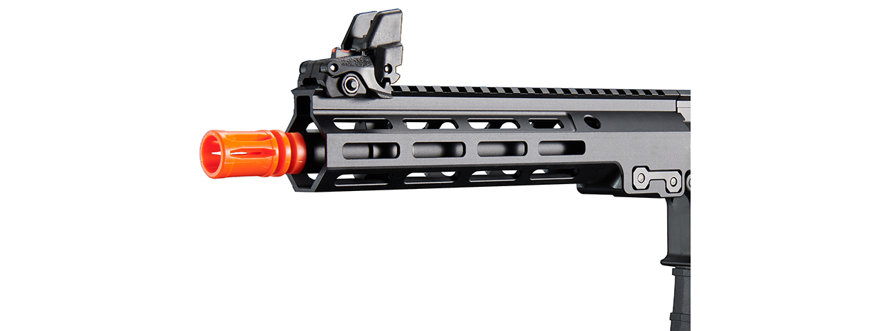 Lancer Tactical Block 3 9.5" Gas Blowback Full Metal Airsoft Rifle w/ MLOK Rail by Golden Eagle - (Black)