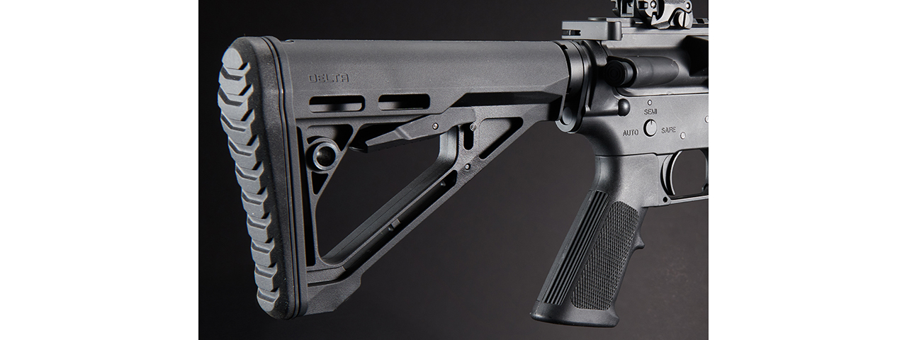 Lancer Tactical Block 3 9.5" Gas Blowback Full Metal Airsoft Rifle w/ MLOK Rail by Golden Eagle - (Black)