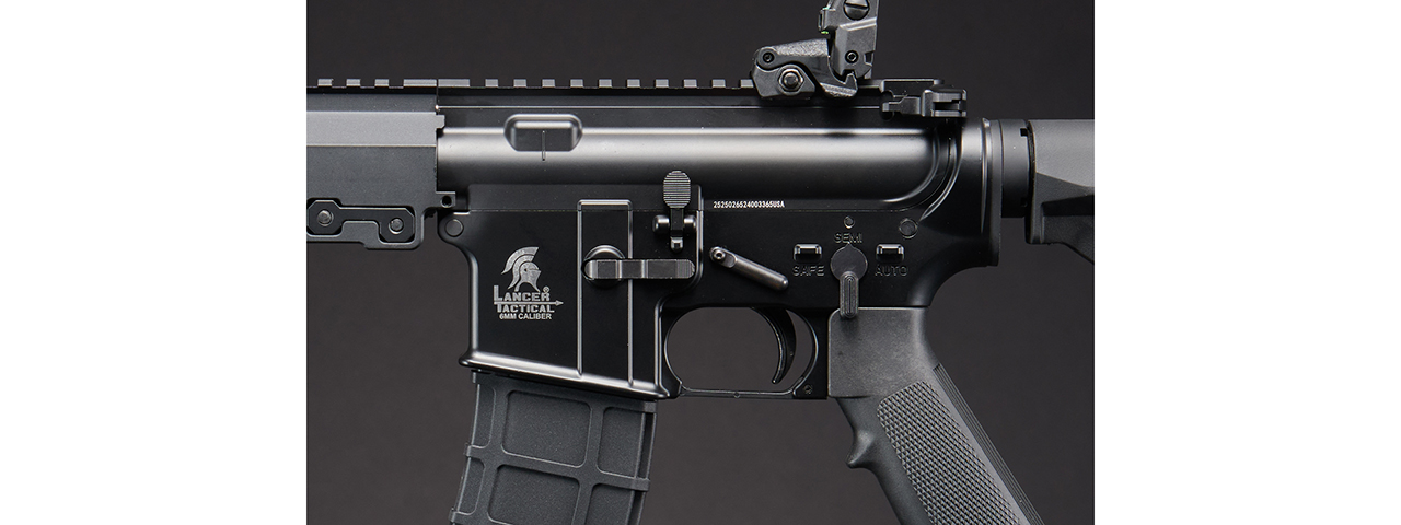 Lancer Tactical Block 3 9.5" Gas Blowback Full Metal Airsoft Rifle w/ MLOK Rail by Golden Eagle - (Black)
