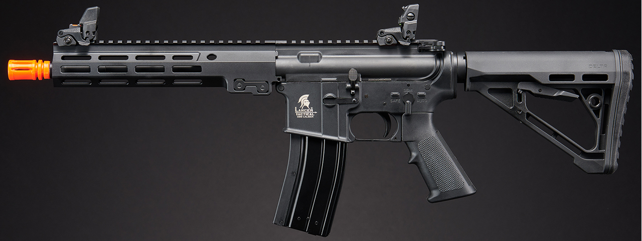 Lancer Tactical Block 3 9.5" Gas Blowback Polymer Airsoft Rifle w/ MLOK Rail by Golden Eagle - (Black)