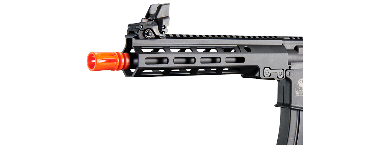 Lancer Tactical Block 3 9.5" Gas Blowback Polymer Airsoft Rifle w/ MLOK Rail by Golden Eagle - (Black)