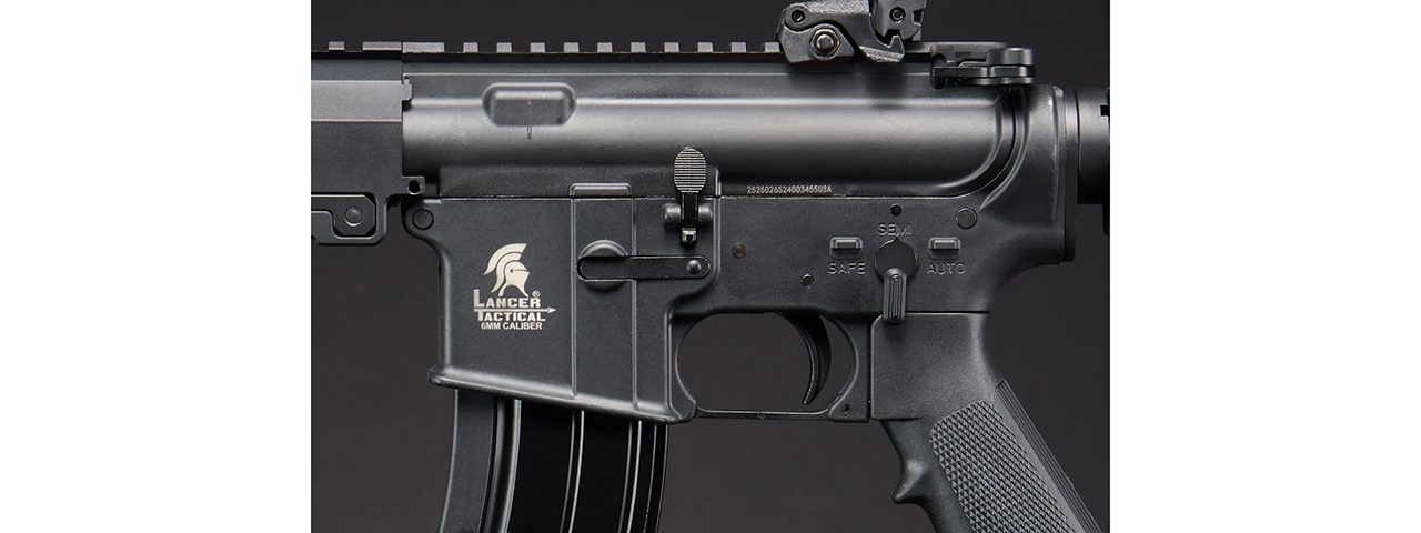 Lancer Tactical Block 3 9.5" Gas Blowback Polymer Airsoft Rifle w/ MLOK Rail by Golden Eagle - (Black)