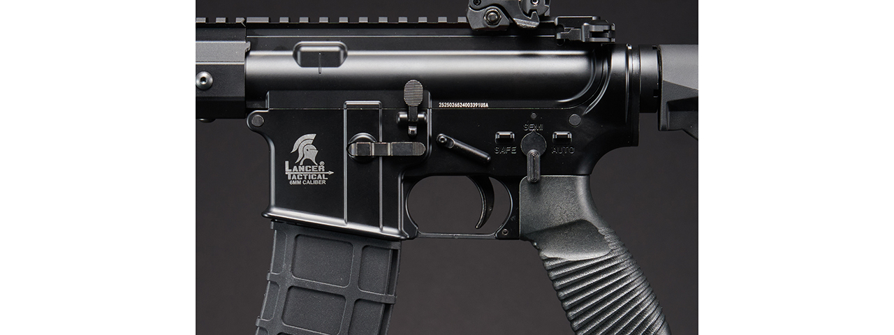 Lancer Tactical Wirecutter M4 Shorty 7" Gas Blowback Full Metal Airsoft Rifle w/ MLOK Rail by Golden Eagle - (Black)