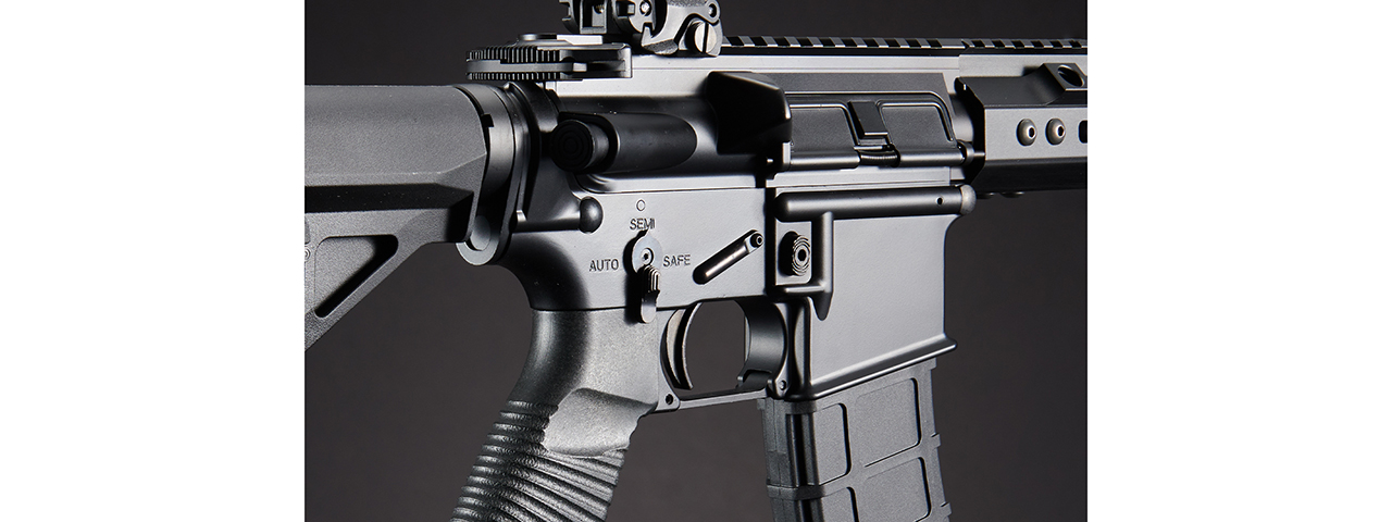 Lancer Tactical Wirecutter M4 Shorty 7" Gas Blowback Full Metal Airsoft Rifle w/ MLOK Rail by Golden Eagle - (Black)