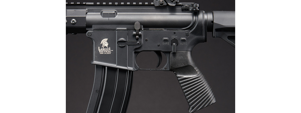 Lancer Tactical Wirecutter M4 Shorty 7" Gas Blowback Polymer Airsoft Rifle w/ MLOK Rail by Golden Eagle - (Black)
