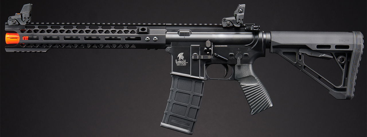 Lancer Tactical Wirecutter M4 12" Gas Blowback Full Metal Airsoft Rifle w/ MLOK Rail by Golden Eagle - (Black)