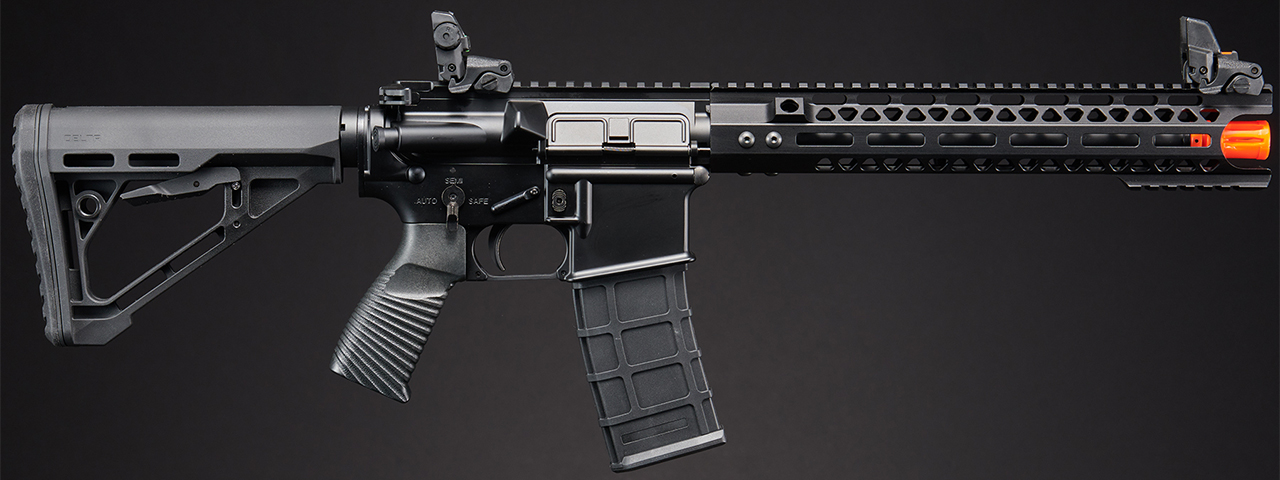 Lancer Tactical Wirecutter M4 12" Gas Blowback Full Metal Airsoft Rifle w/ MLOK Rail by Golden Eagle - (Black)