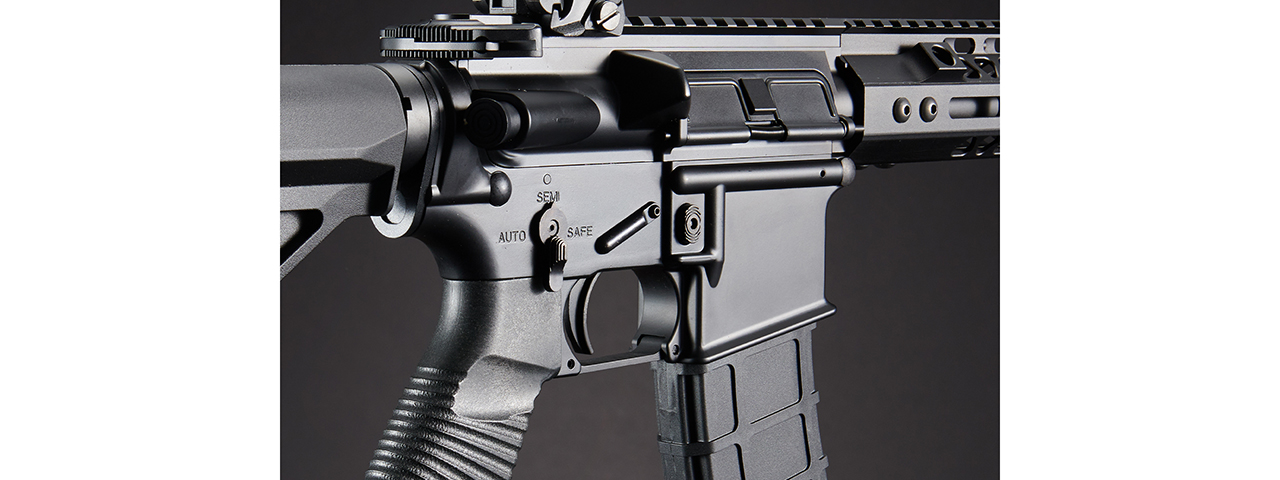 Lancer Tactical Wirecutter M4 12" Gas Blowback Full Metal Airsoft Rifle w/ MLOK Rail by Golden Eagle - (Black)
