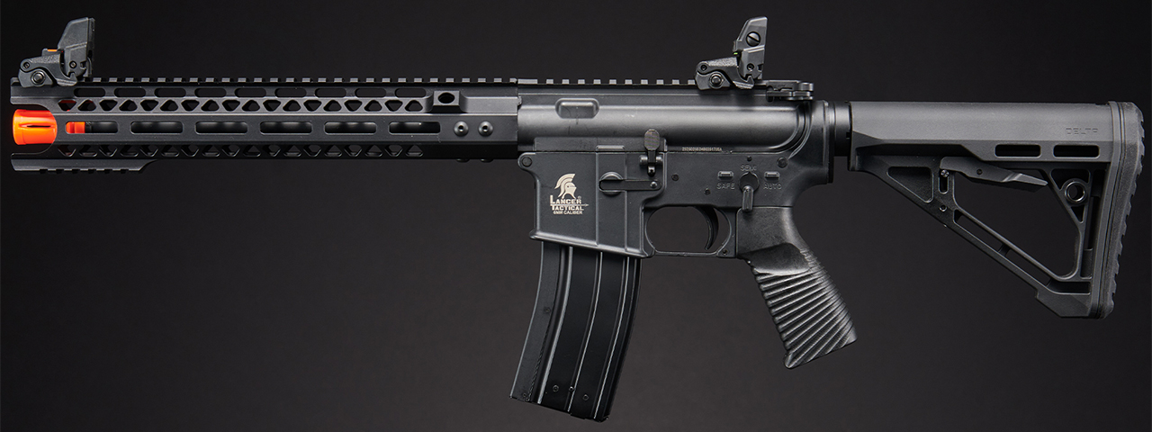 Lancer Tactical Wirecutter M4 12" Gas Blowback Polymer Airsoft Rifle w/ MLOK Rail by Golden Eagle - (Black)