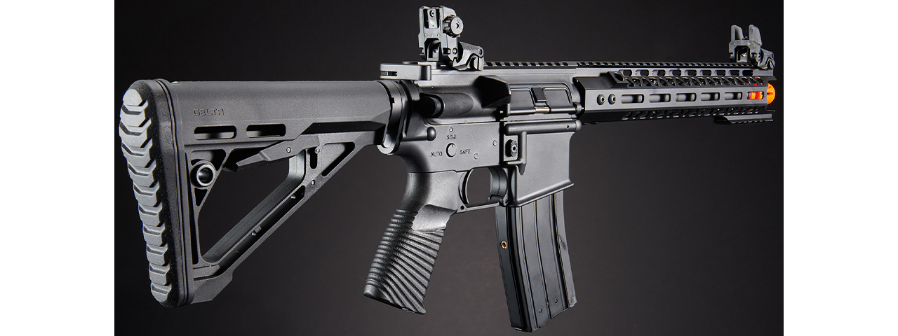 Lancer Tactical Wirecutter M4 12" Gas Blowback Polymer Airsoft Rifle w/ MLOK Rail by Golden Eagle - (Black)