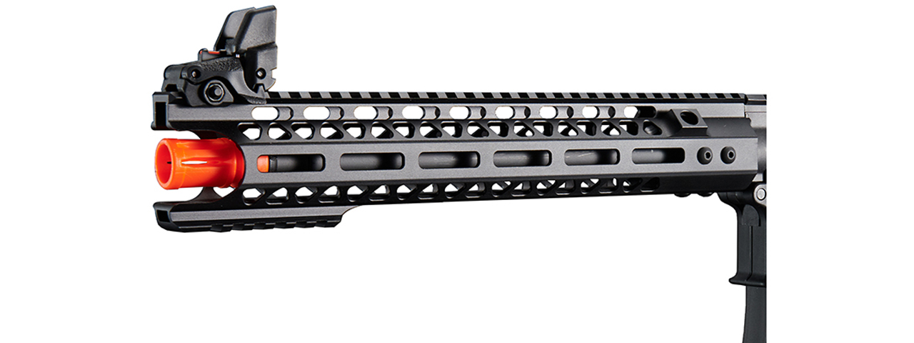 Lancer Tactical Wirecutter M4 12" Gas Blowback Polymer Airsoft Rifle w/ MLOK Rail by Golden Eagle - (Black)