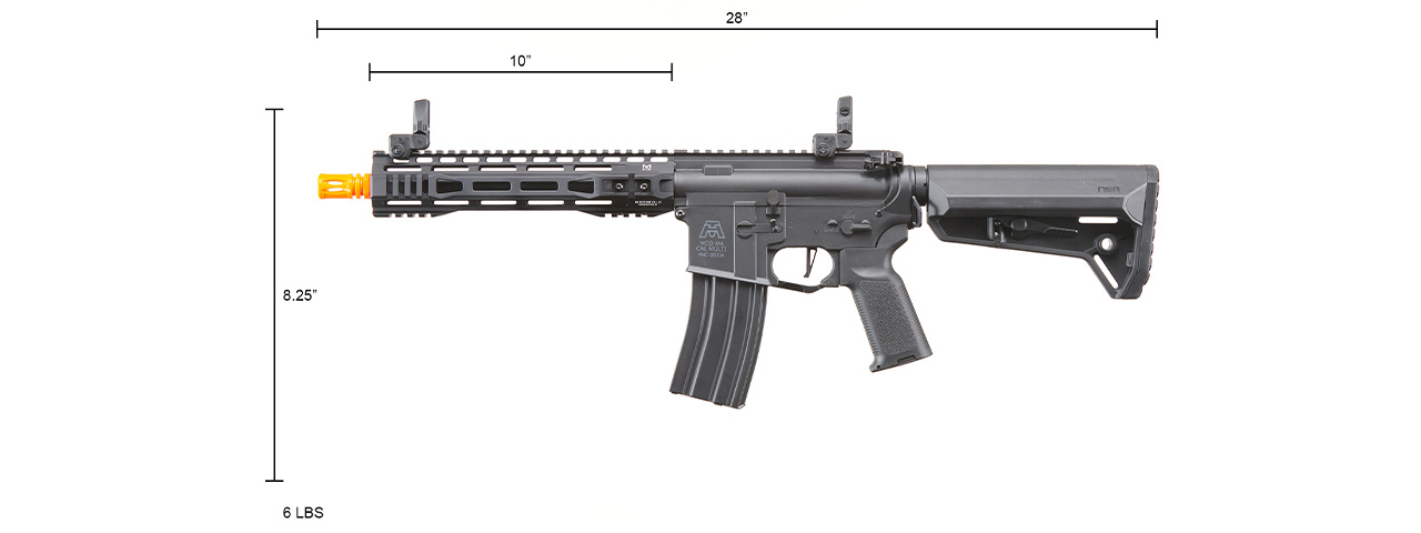BG Defense Type-A SPR 10" Gen 2 AEG Rifle by Lancer Tactical - (Black)