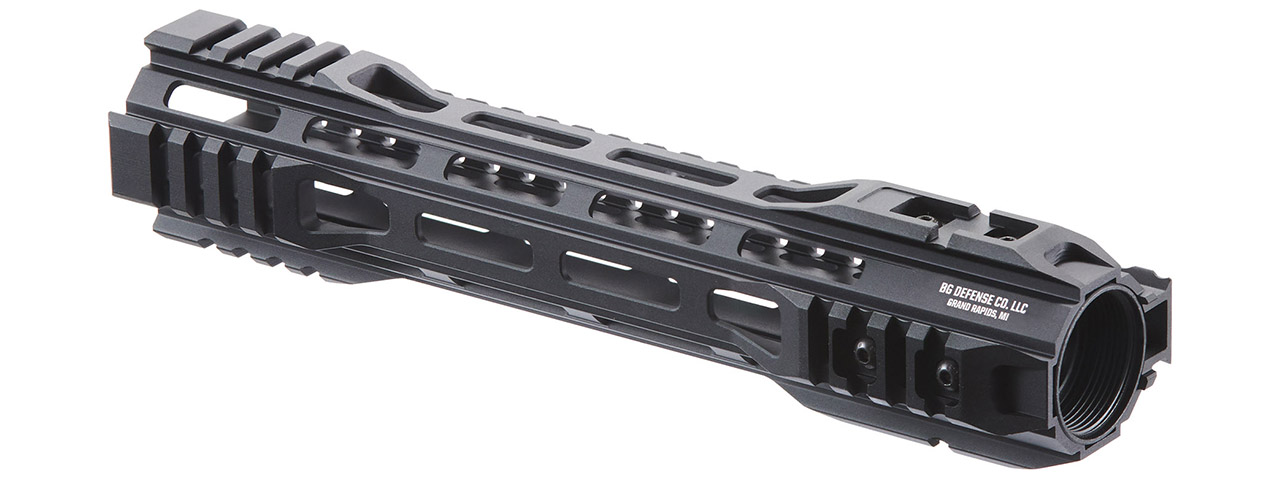 BG Defense 10" SPR Style Full Metal Handguard by Lancer Tactical - (Black)