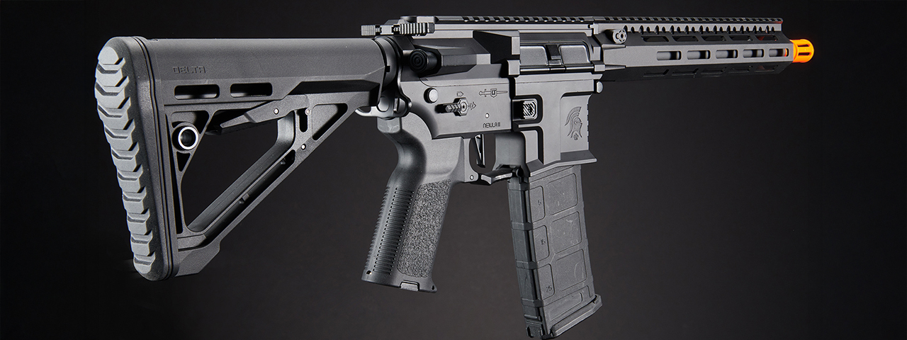 Lancer Tactical Gen 4 Predator SBR AEG w/ BCM Gunfighter 10" Rail System & Nebula II ETU (Black)