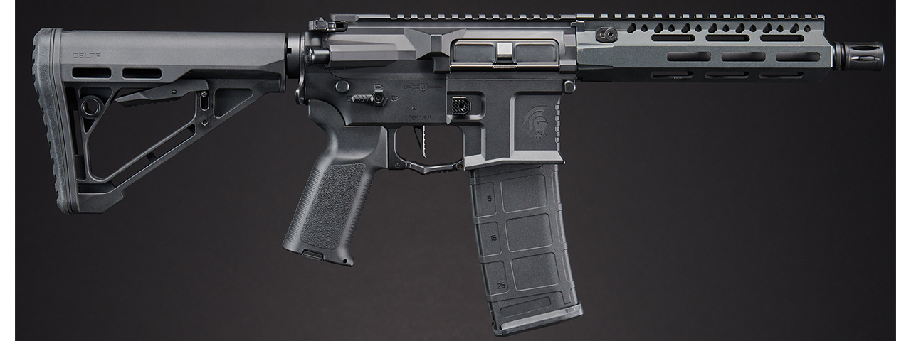 Lancer Tactical Gen 4 Predator SBR AEG w/ BCM Gunfighter 7" Rail System & Nebula II ETU (Black)