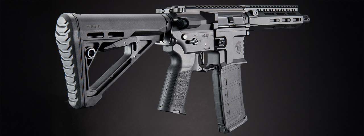 Lancer Tactical Gen 4 Predator SBR AEG w/ BCM Gunfighter 7" Rail System & Nebula II ETU (Black)