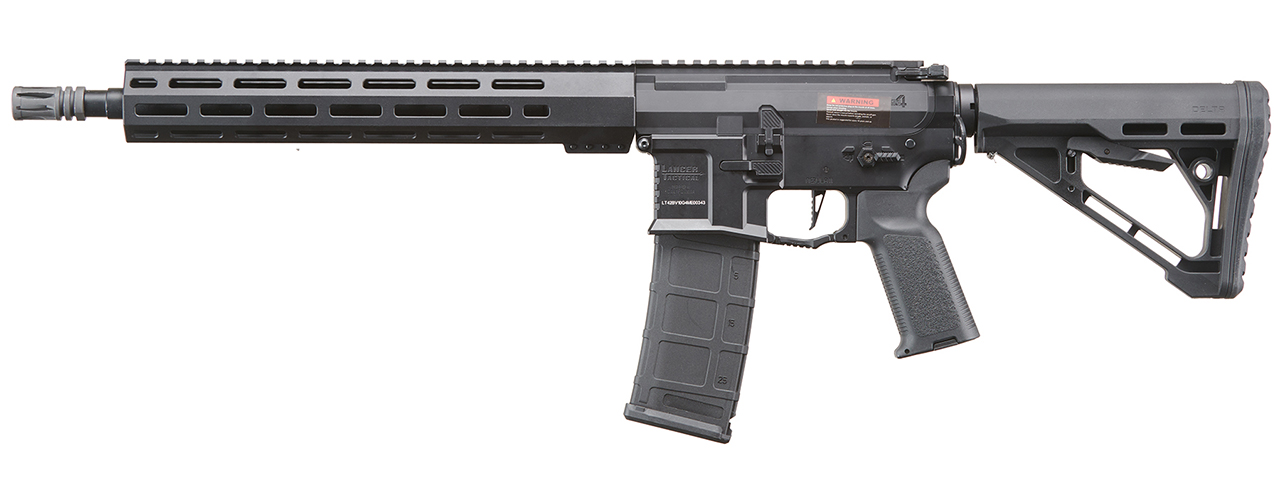 Lancer Tactical Gen 4 Predator SBR AEG w/ PTS SR 12.5" Rail System & Nebula II ETU (Black)