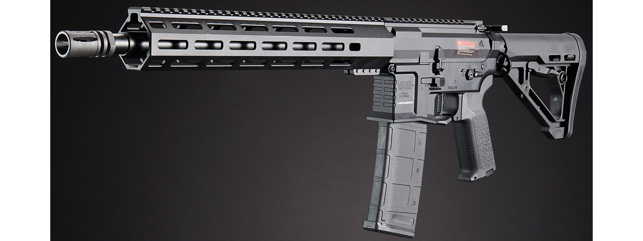 Lancer Tactical Gen 4 Predator SBR AEG w/ PTS SR 12.5" Rail System & Nebula II ETU (Black)