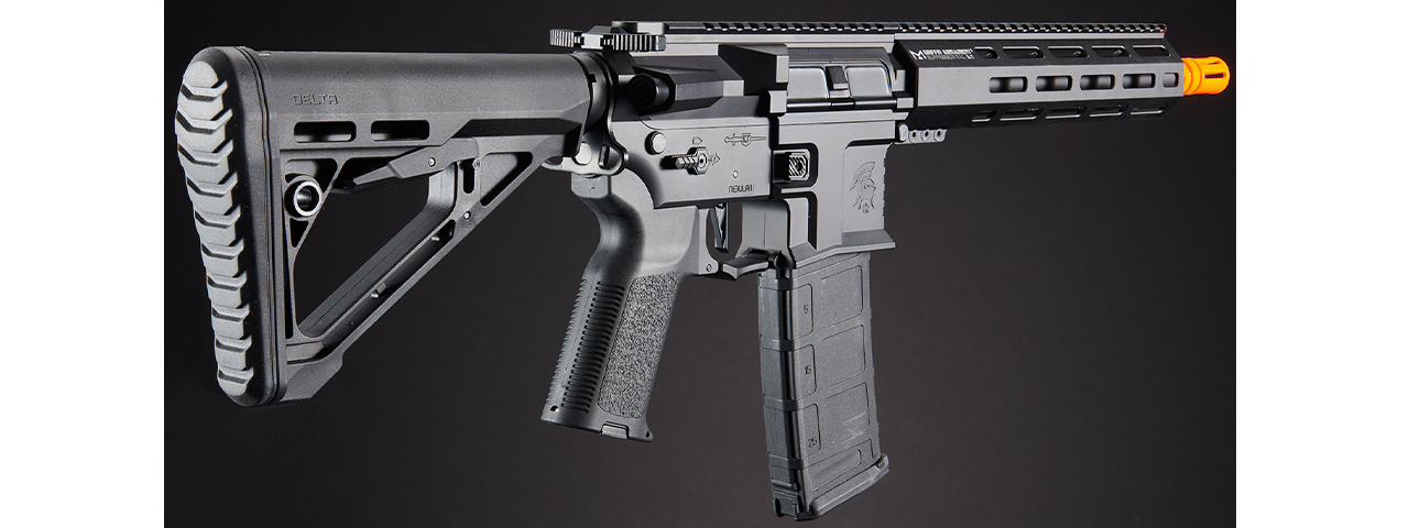 Lancer Tactical Gen 4 Predator SBR AEG w/ PTS SR 9.5" Rail System & Nebula II ETU (Black)