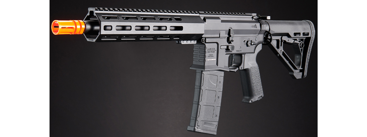 Lancer Tactical Gen 4 Predator SBR AEG w/ PTS SR 9.5" Rail System & Nebula II ETU (Black)