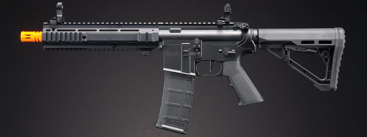 Lancer Tactical Gen 4 L119A2 M4/M16 Full Metal Airsoft Rifle - (Black)