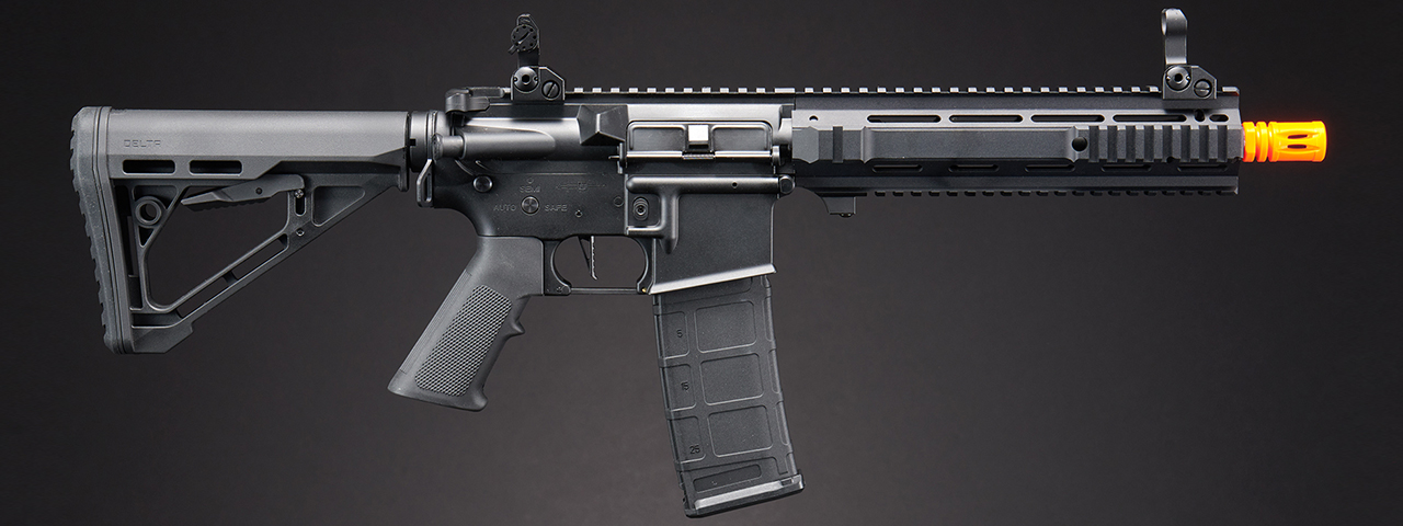 Lancer Tactical Gen 4 L119A2 M4/M16 Full Metal Airsoft Rifle - (Black)