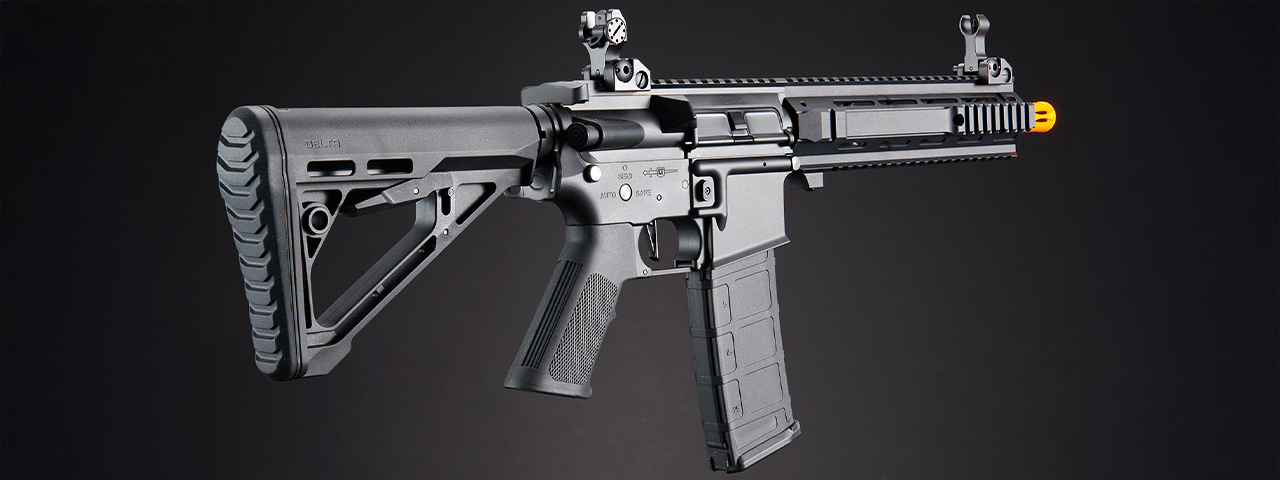 Lancer Tactical Gen 4 L119A2 M4/M16 Full Metal Airsoft Rifle - (Black)