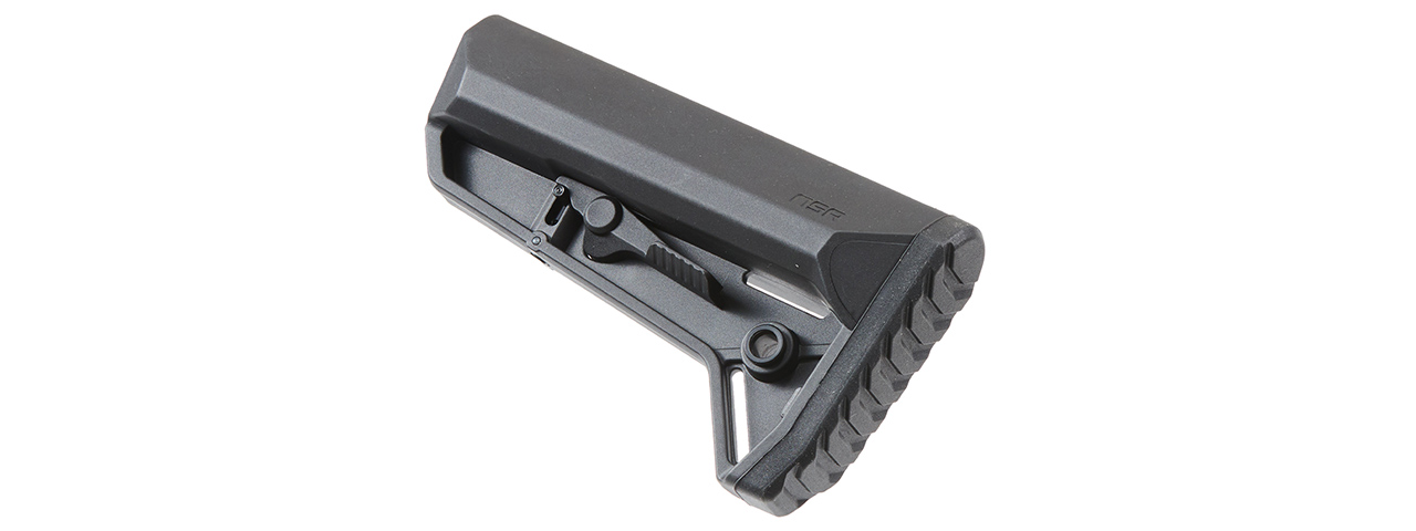 Lancer Tactical Adjustable NSR AEG Rifle Stock - (Black)
