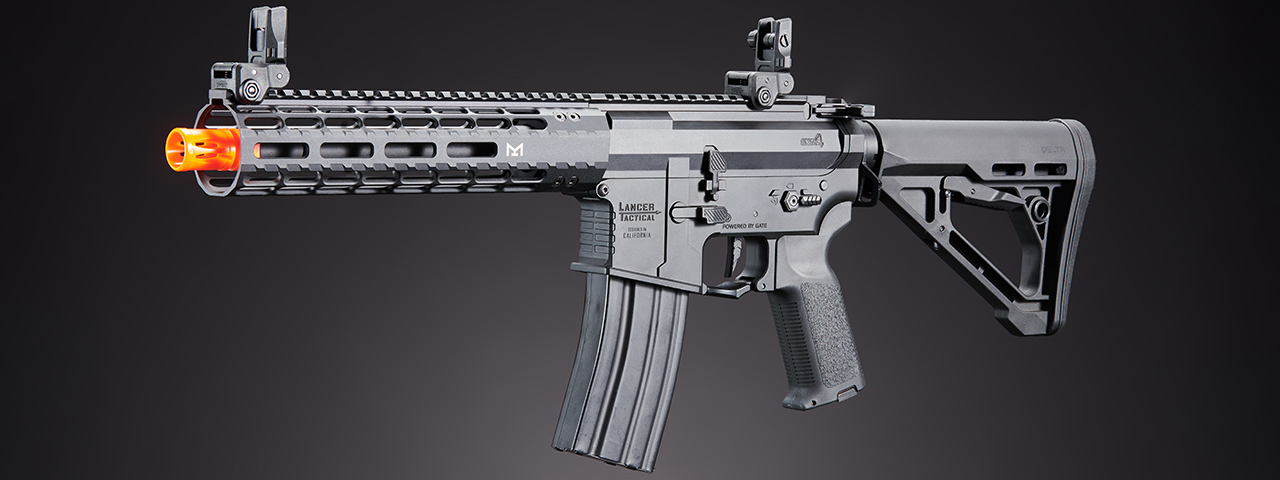 Lancer Tactical Gen 4 VALIANT Edition 9.5" SBR AEG w/ Aster II Bluetooth ETU - (Black)