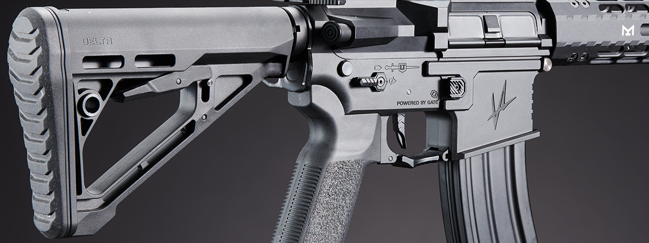 Lancer Tactical Gen 4 VALIANT Edition 9.5" SBR AEG w/ Aster II Bluetooth ETU - (Black)