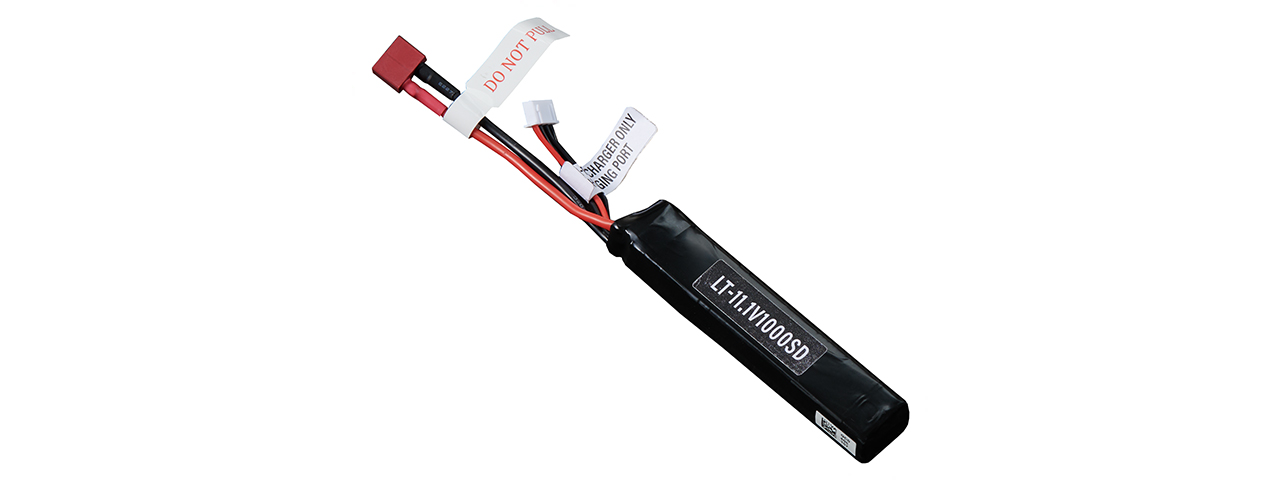 Lancer Tactical 11.1v 1000mAh 15C Stick LiPo Battery (Deans Connector)