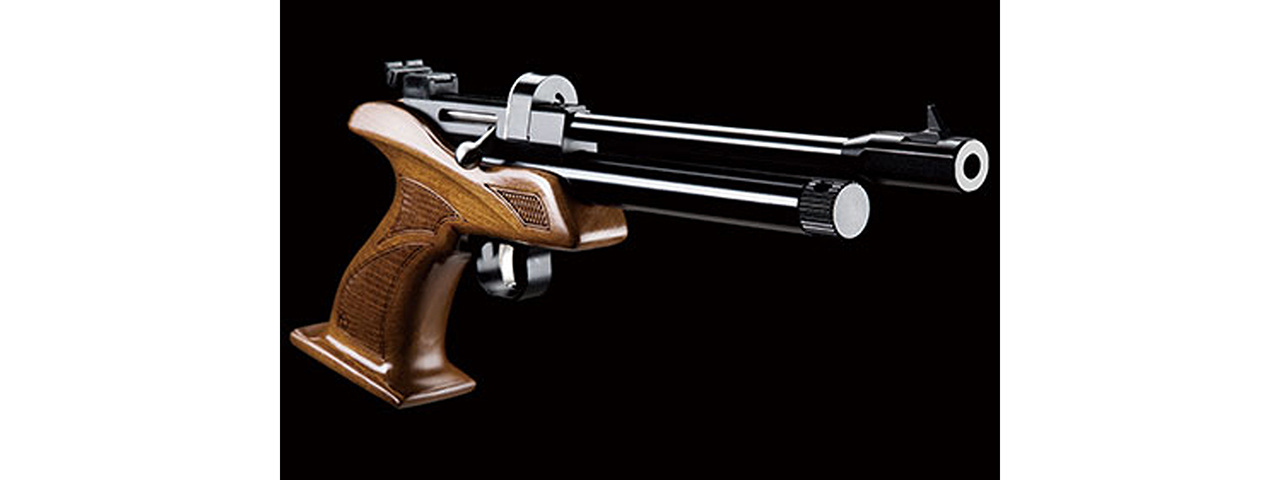 SnowPeak CP1-M CO2 5.5mm Caliber Air Gun - (Black/Wood)