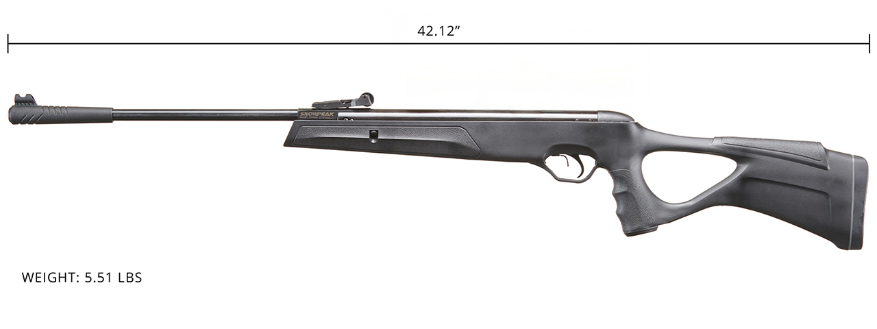 SnowPeak GR800 Spring Powered 5.5mm Caliber Air Gun - (Black)