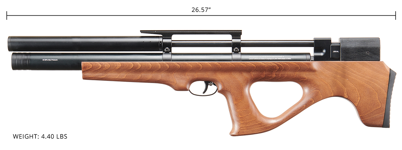 SnowPeak P15 PCP 5.5mm Caliber Air Gun - (Black/Wood)