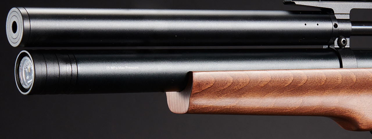 SnowPeak P15 PCP 5.5mm Caliber Air Gun - (Black/Wood)