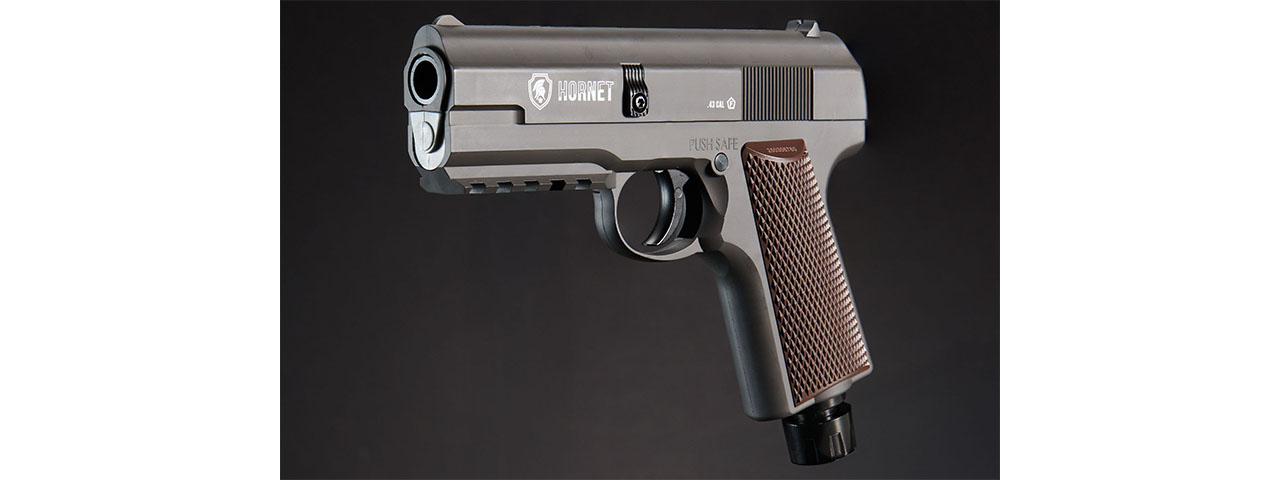 Lancer Defense Hornet .43 Cal CO2 Powered Less Lethal Defense Pistol *Full Set* - (Black)